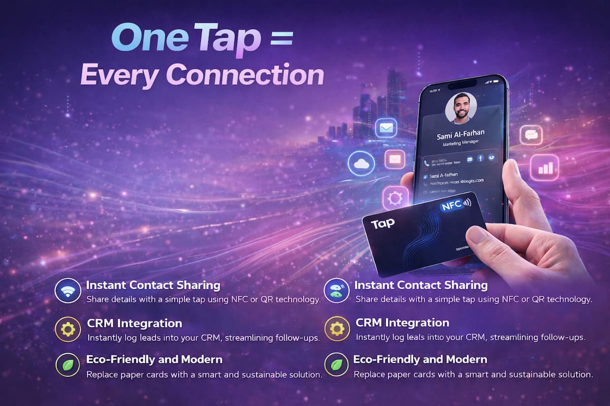 Tap NFC Digital Business Cards for Modern Networking