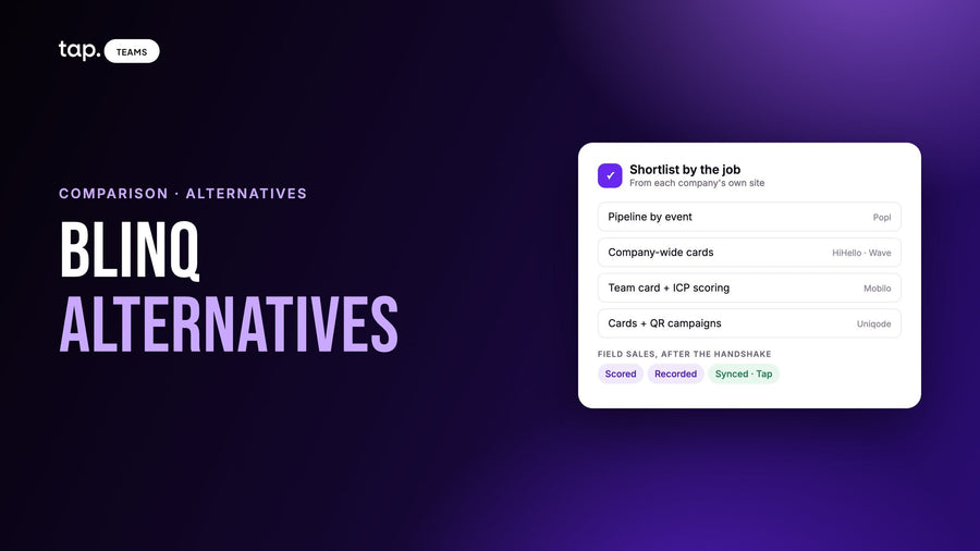 Blinq alternatives: a shortlist by the job, from each company's own site