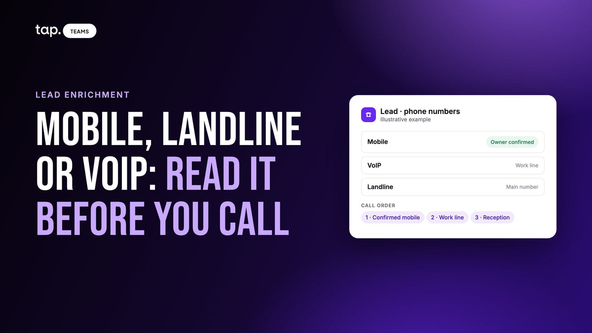 Mobile, landline or VoIP: read the phone number type before you call