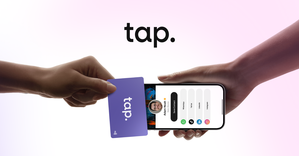 Tap - NFC Digital Business Cards | Lead Capture & CRM Sync