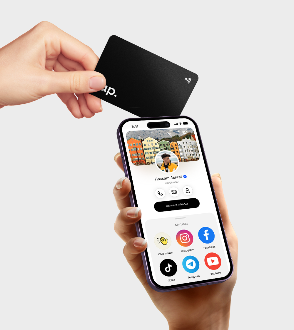 Vcards Smart NFC card - Vcards by TicTAP